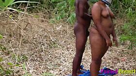 big ass got fucked hard while jogging outdoors in the park.