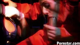 I saw gorgeous Francesca Felucci and Stacey Saran get nailed in prison, it was so hot!