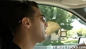 I've never seen my wife so turned on! She's sucking cock while I watch.