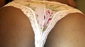 exploring more of my shaved areas in panties