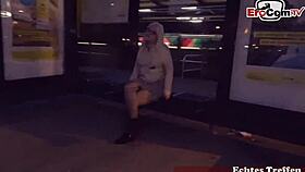 i picked up this german blonde in nylons on the street, she's so curvy and naughty