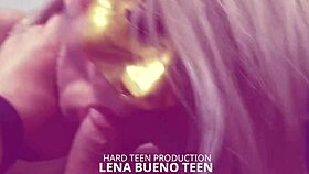 Skinny Blond Teen 18+ Gets Cumshots and Facials Part 009 Lolicream69!