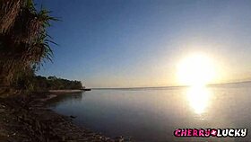 Crafting an epic blowjob on the beach today