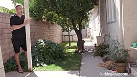 i watch gina valentina seduce the neighbor with her petite body