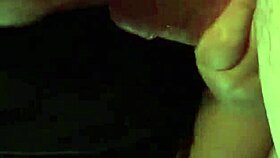 Feeling intense pleasure while sucked watching TV