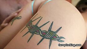 Curvy Bella With Big Tits And Ass Fucks In Slutty Lace Bodysuit