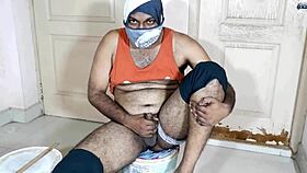 Enjoying nighttime activities with my drum and cock