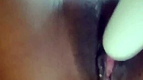 Lonely Girl Masturbates for Master