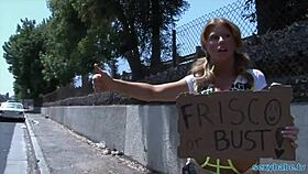 Blonde Playboy Slut Sucks Monster Cock in Blowjob