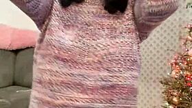 Anna Maria says, 'Come enjoy my mature latina christmas special part 2.'