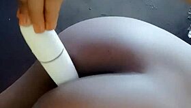 Lonely Girl Masturbates for Master