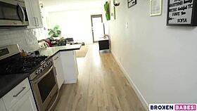 i'm petite riley reid and i fuckd the plumbr with his big coc in my ass n pussy, swallowin after handjb