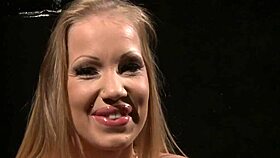 busty slave tied up and whipped by dom