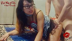 la pervertida florcita is doing a good 69 with anal and handjob action