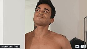 Ashton Summers Spies On Malik Delgaty And Kenzo Alvarez In Their Hottest Threesome Yet.