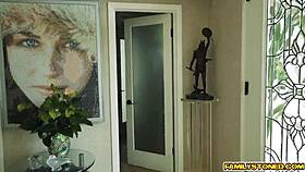 Chad stuffs blindfolded Lily Jordan with thick cock