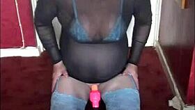 Bi crossdresser loves anal more than anything