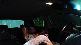 Wife sends cuckold video of fucking uber driver outdoors.