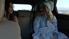 Picking Up Stranded Blonde for Wild Foursome Fun