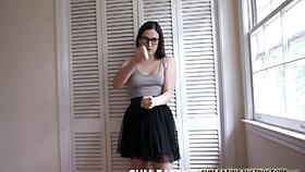 Intense Femdom Feeds You Your Own Cum