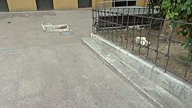 Ruth shows her teen body in public and gets a blowjob 😏