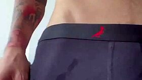 relaxing at home with big cock bareback fun 😏