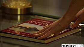 hot hotel maid's ass dominated by kinky power couple in wild anal.