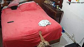 my latina wife gets wild on webcam when i'm at work, showing her hairy big ass