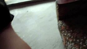 Amateur couple finds wild ecstasy on the 16th floor. Their private passion unfolds.