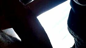 Eating her ass and cumming on tits. Brazilian amateur fucks hard.