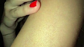 Close-up worship of arm and armpit with dirty talk