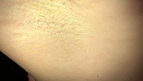 Close-up worship of arm and armpit with dirty talk