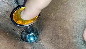 Brazilian amateurs experiment with BDSM oral and small tits