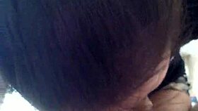 Eating her ass and cumming on tits. Brazilian amateur fucks hard.