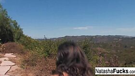 Natasha Nice Masturbates Wet During Outside Workout!