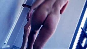 Vicky fucks in the shower with an unknown man without condom and creampie