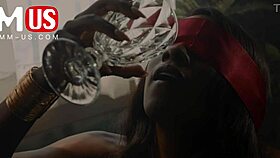 In the garden, Delphine and Ana Foxxx share passionate kisses before engaging in intense sex.