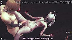 Dracula sex with girlfriend and friend