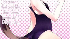 anime girl kicks guy in balls until he passes out