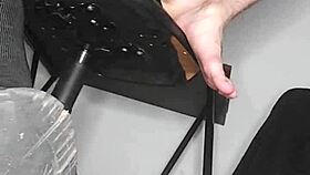 naughty twink jerks off alone showing sweaty feet