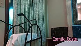 Blonde milf patient toys in hospital