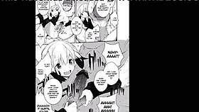 anime girl kicks guy in balls until he passes out