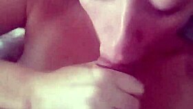 my girlfriend is sucking dick with her blonde friend, it's so hot and intense