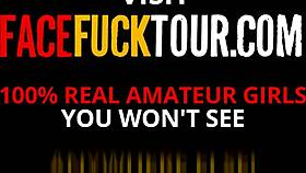 Redhead cinnamon skin hot latina face fucked against wall