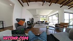 VR Conk Detroit Parody with Natalia Nix in Steamy Action