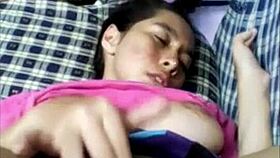 She masturbates to good music for an orgasm!