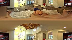 blonde milf shows the way in vr