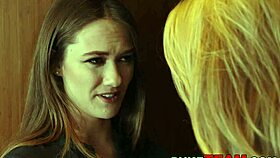 Lezdomina Binds Teen Babe and Forces Her to Eat Pussy While Fingering Her Bound Body to Orgasm.