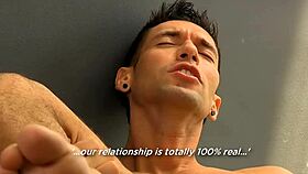 Wow! Handsome Gay Hunk Takes Monster Cock Anal!