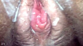 pregnant woman with creamy pussy